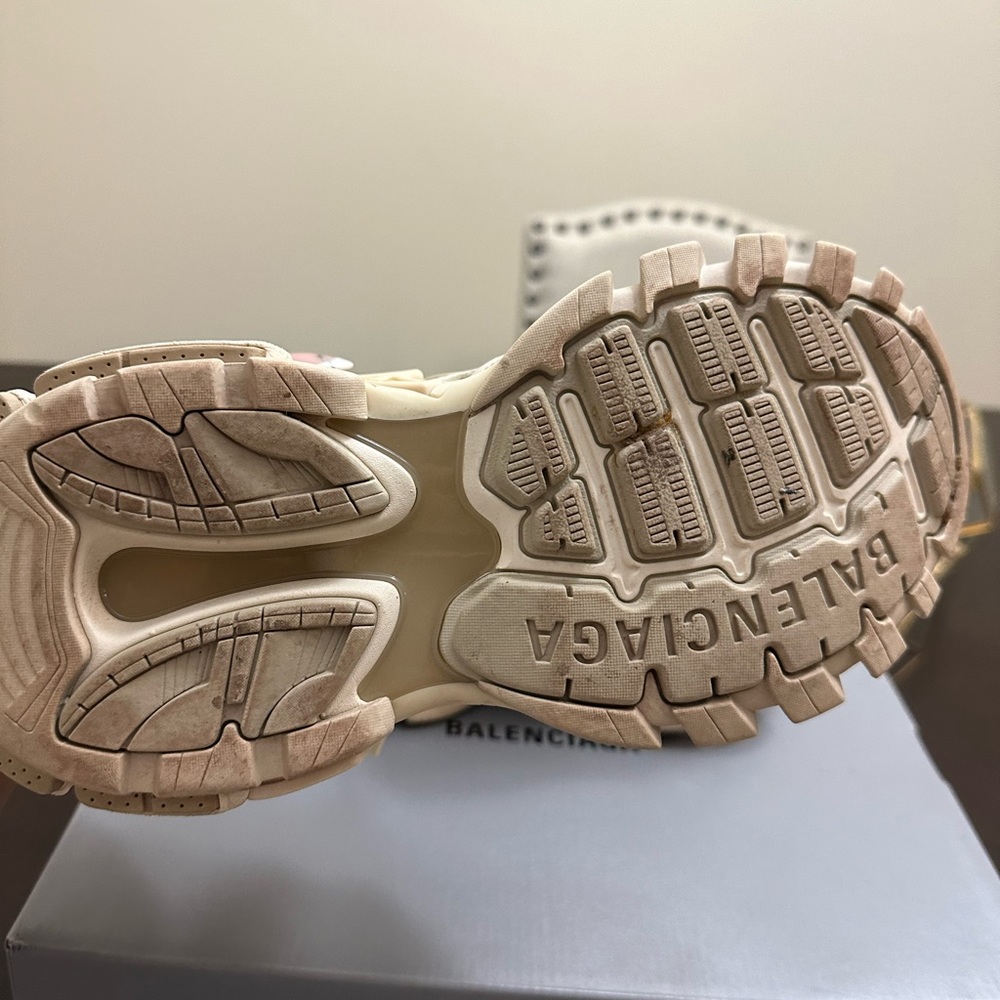 Balenciaga Cream Athletic Shoes - Picture 4 of 8